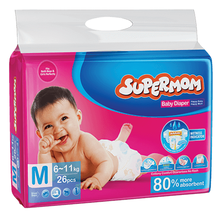 Supermom Baby Diaper Medium