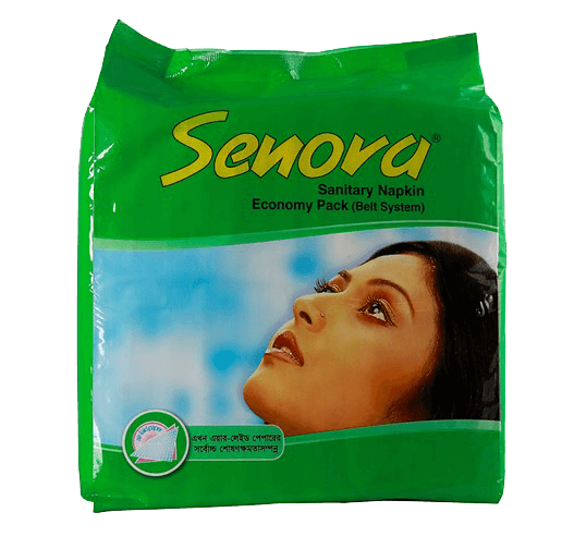 Senora Sanitary Napkin Economy Pack (Belt System)