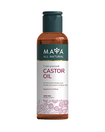 MAYA 100% Cold Pressed & Organic Castor Oil