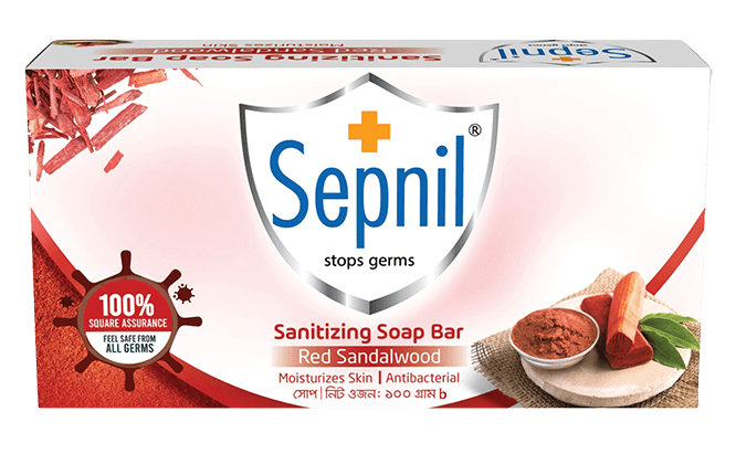 Sepnil Sanitizing Soap Bar – Red Sandalwood