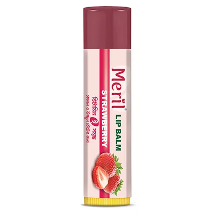 Meril Lip Balm Strawberry – 4.8g