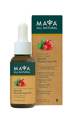 MAYA All Natural Spanish Rosehip Seed Oil - SQUARE