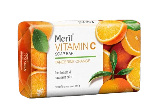 Meril Vitamin C Soap Bar – Tangerine Orange 100gm